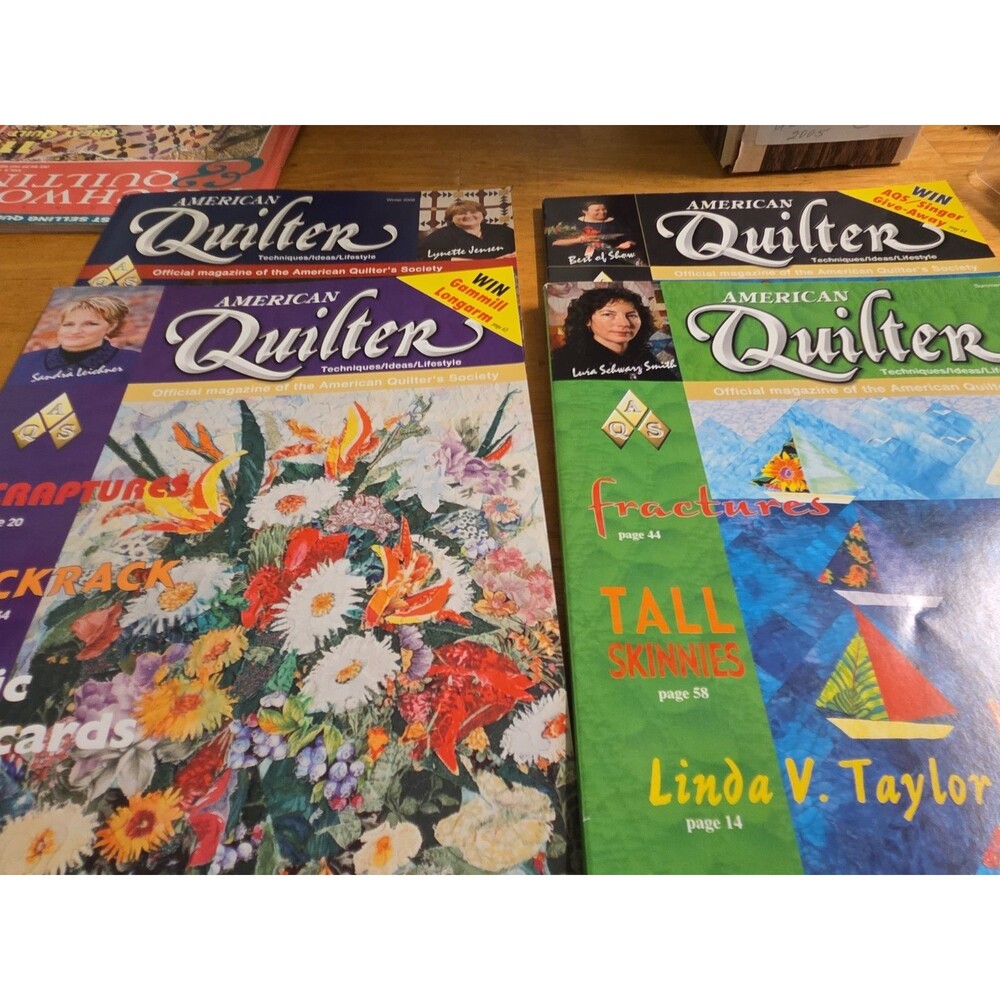 Lot of 4 American Quilter Magazines 2006